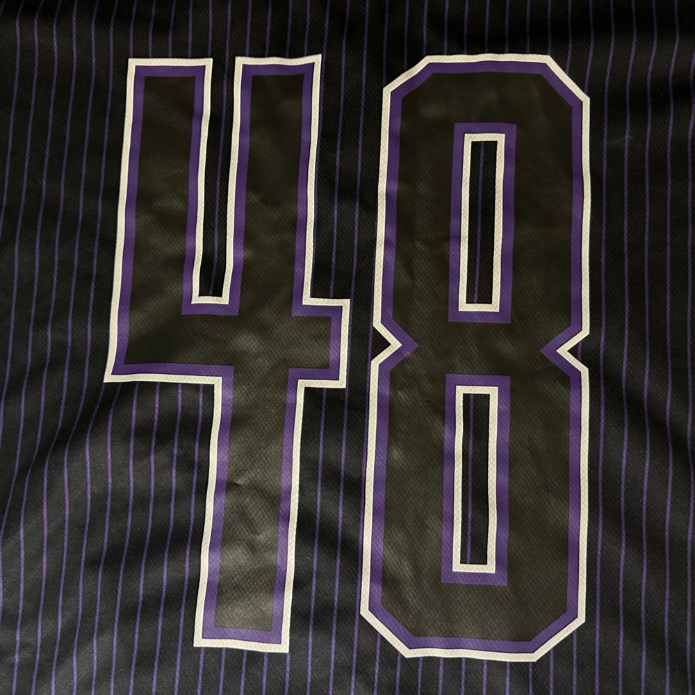 NBA Apparel Men Los Angeles Lakers Button Down Jersey Black Sz XL - Picture 4 of 6